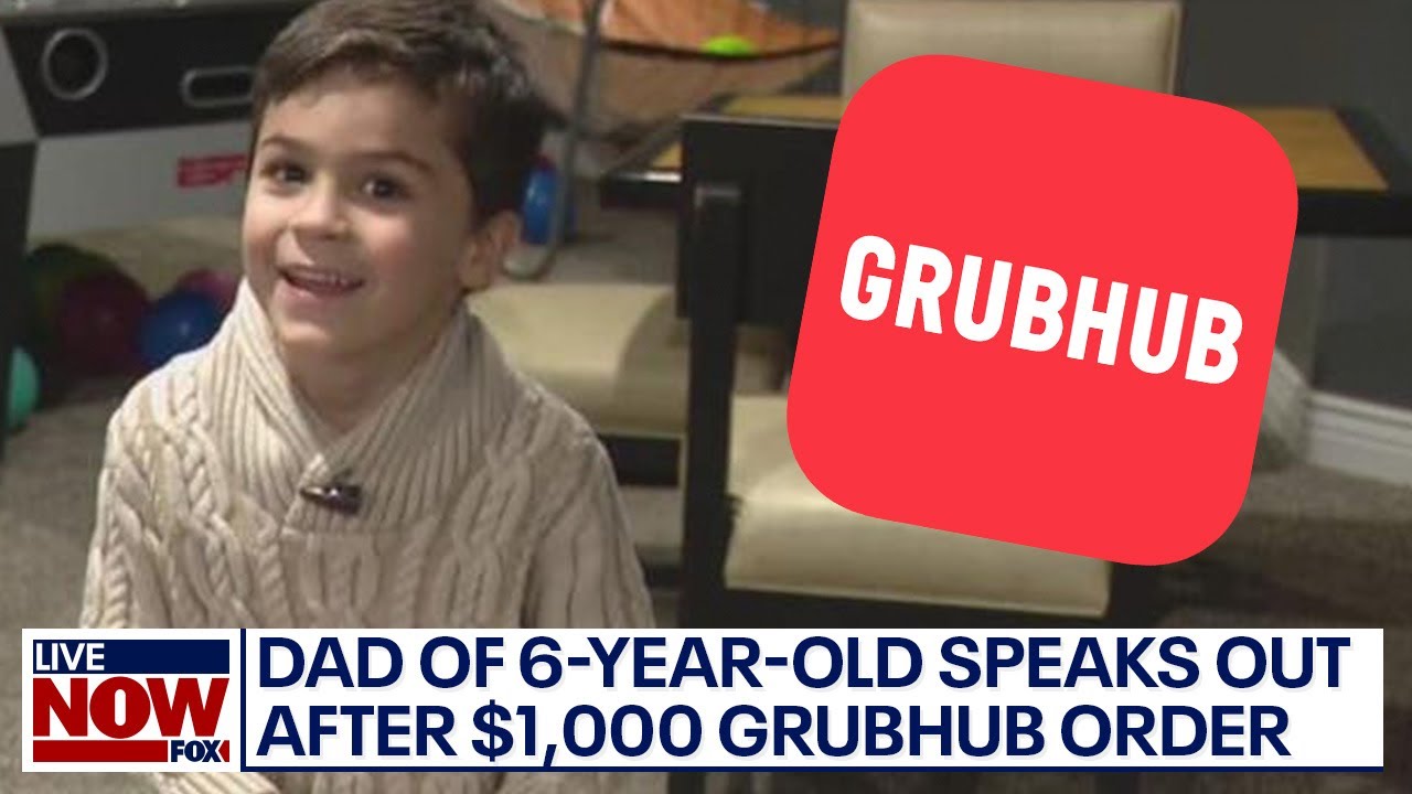 6-year-old orders $1,000 worth of Grubhub: Dad says cars were coming 'nonstop' | LiveNOW from FOX