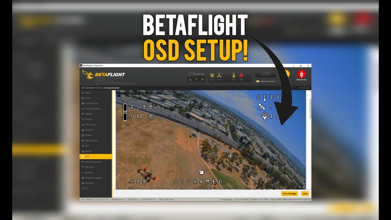 Betaflight OSD Setup   Beginners Guide to Perfect Fpv Display