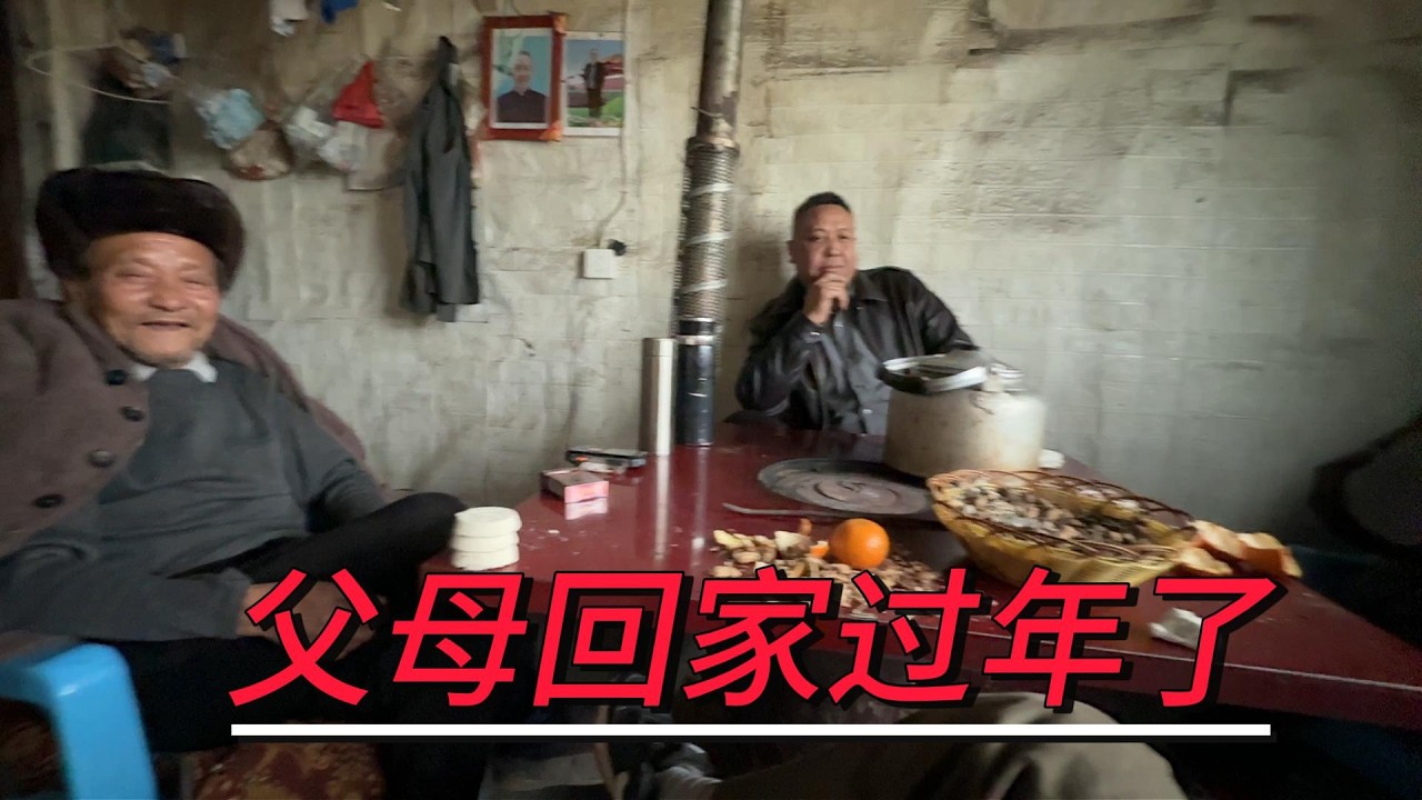 父母回家过年了,舟车劳顿平安到家了。