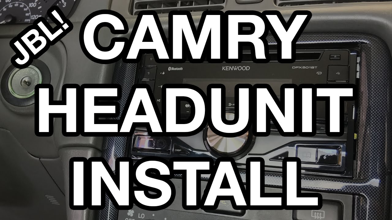1997-2001 Toyota Camry Stereo Headunit Install (Including JBL!)