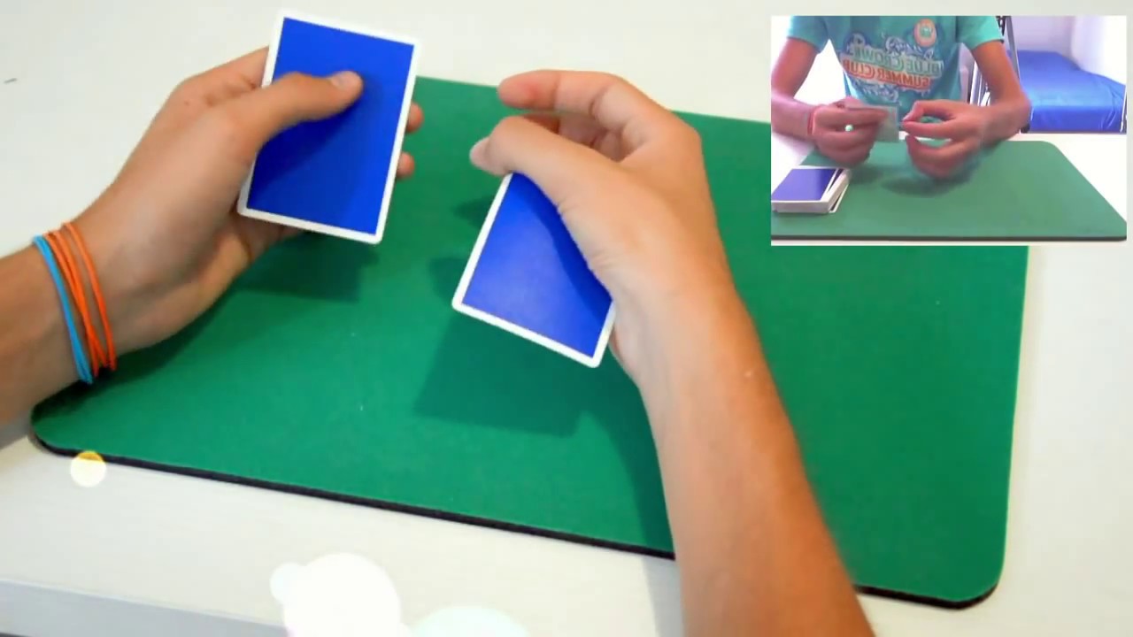 TRUCCO DI MAGIA CON LE CARTE SPIEGATO / TRASFORMAZIONE DI UNA CARTA