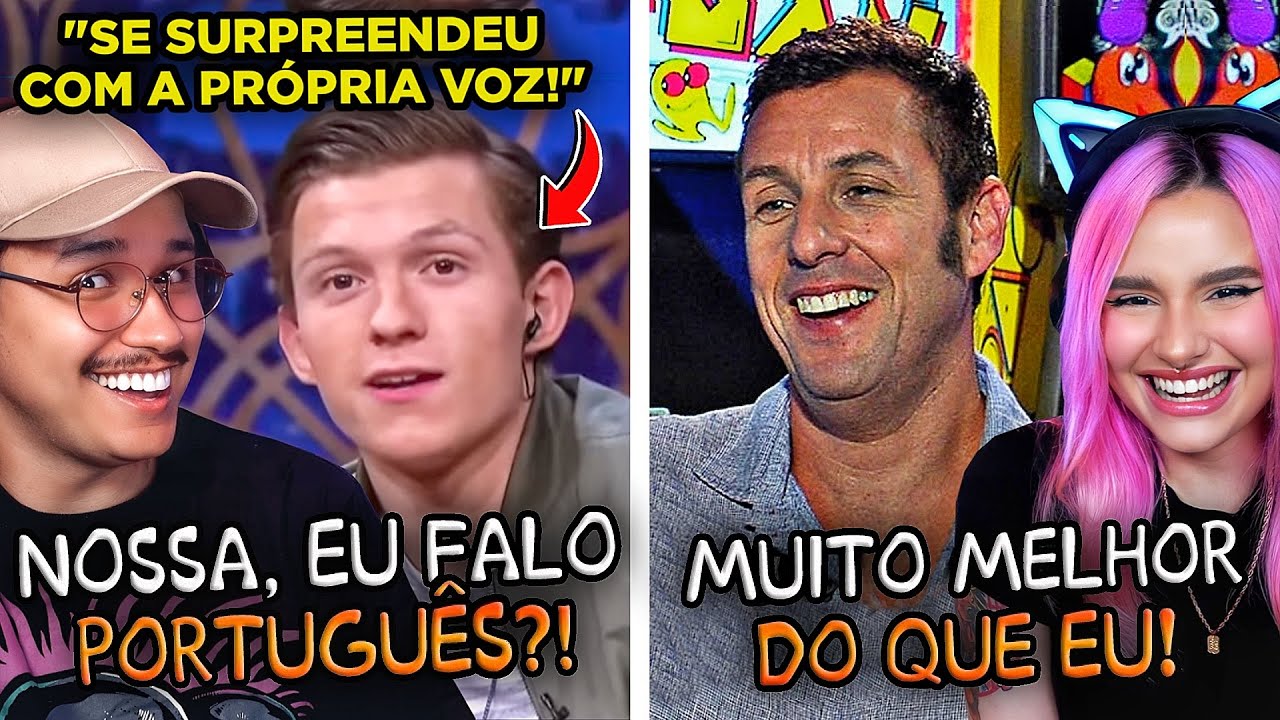 COMO os ATORES reagiram as suas VOZES em PORTUGUÊS? | React Cartoon Geek