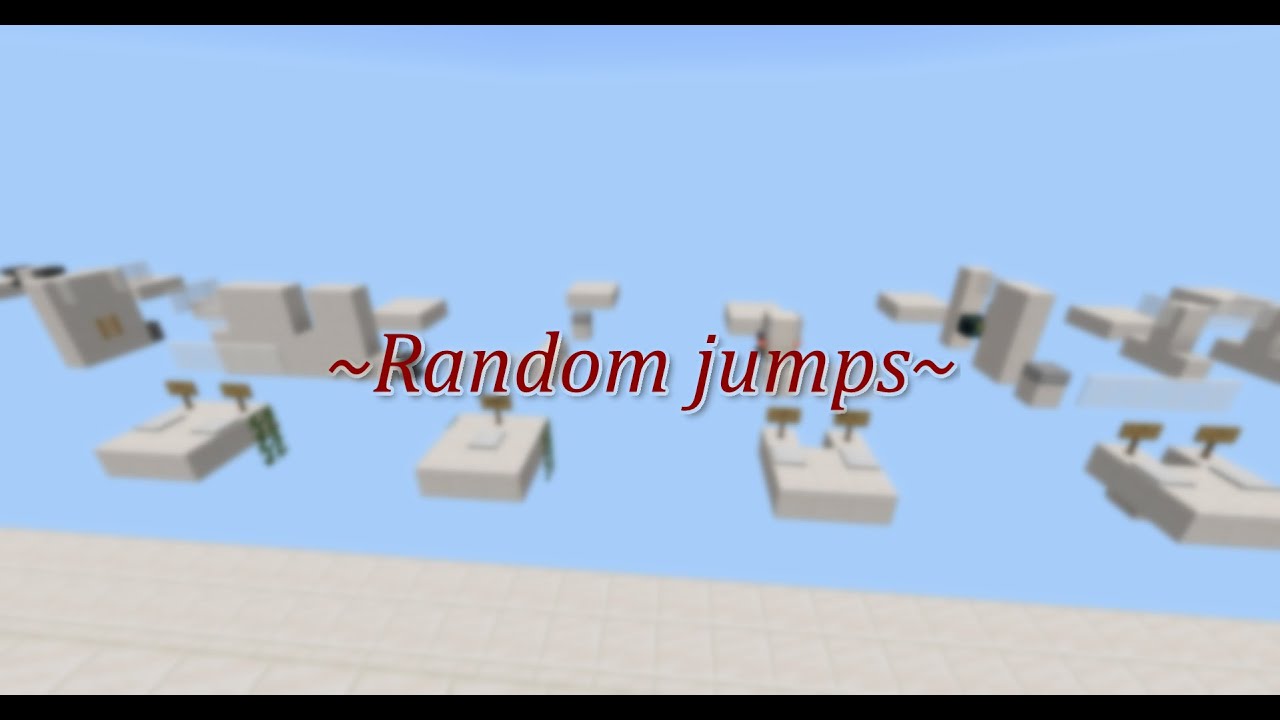 【Minecraft BE】Random jumps