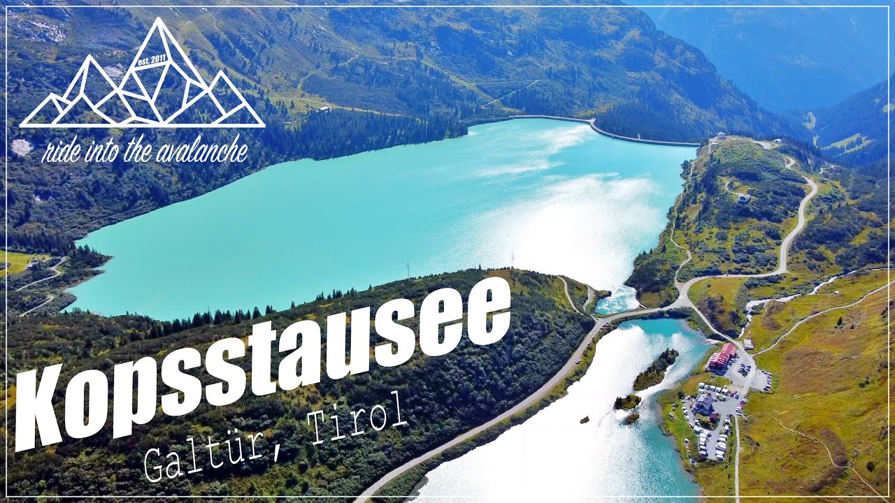 GALTÜR - Kopsstausee (Austria) - 4K CINEMATIC DRONE FLY - Hiking with Gopro