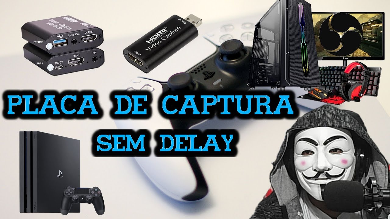 Como Configurar Placa de Captura no obs | Veja Como Tirar o Delay do Áudio