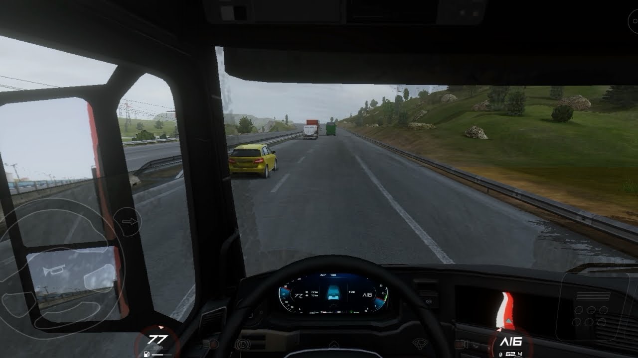 🚛💨Skill pengemudi di uji disini😨❗Trucker of europe 3 gameplay‼️