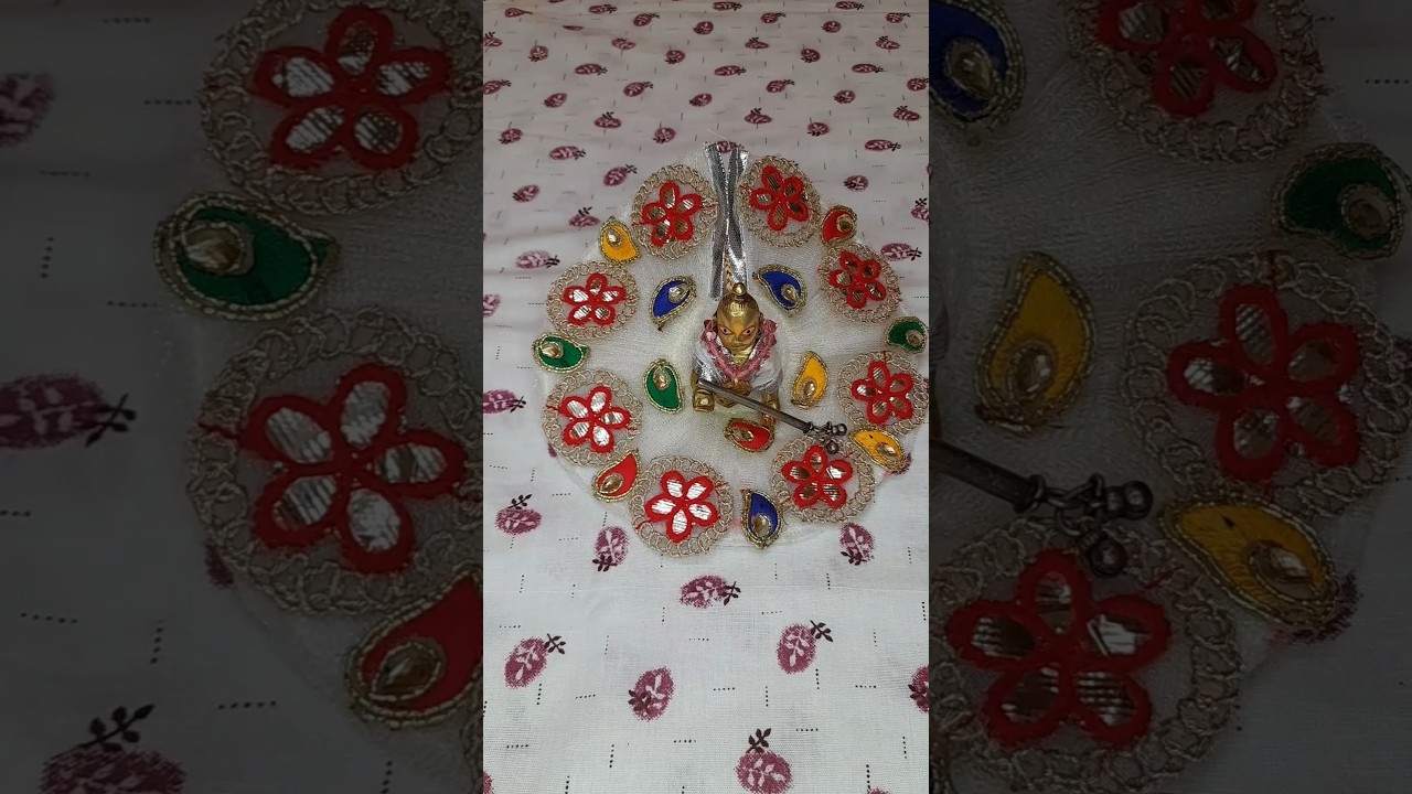 Shyama Aan Baso🙏🙏#shivarchana #kanhajikiposhak #viralposhak #craft