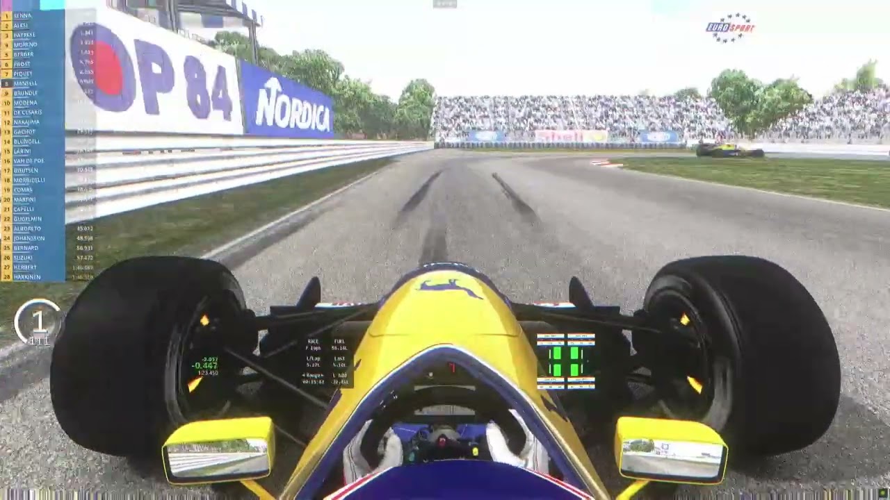 Williams Renault FW14 de 1991 On board Nigel Mansell