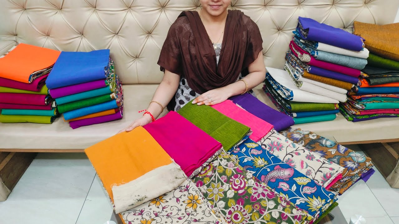 😍9246780131😍 Special coustmised pure cotton kalamkari dress materials with free shipping 💐💐