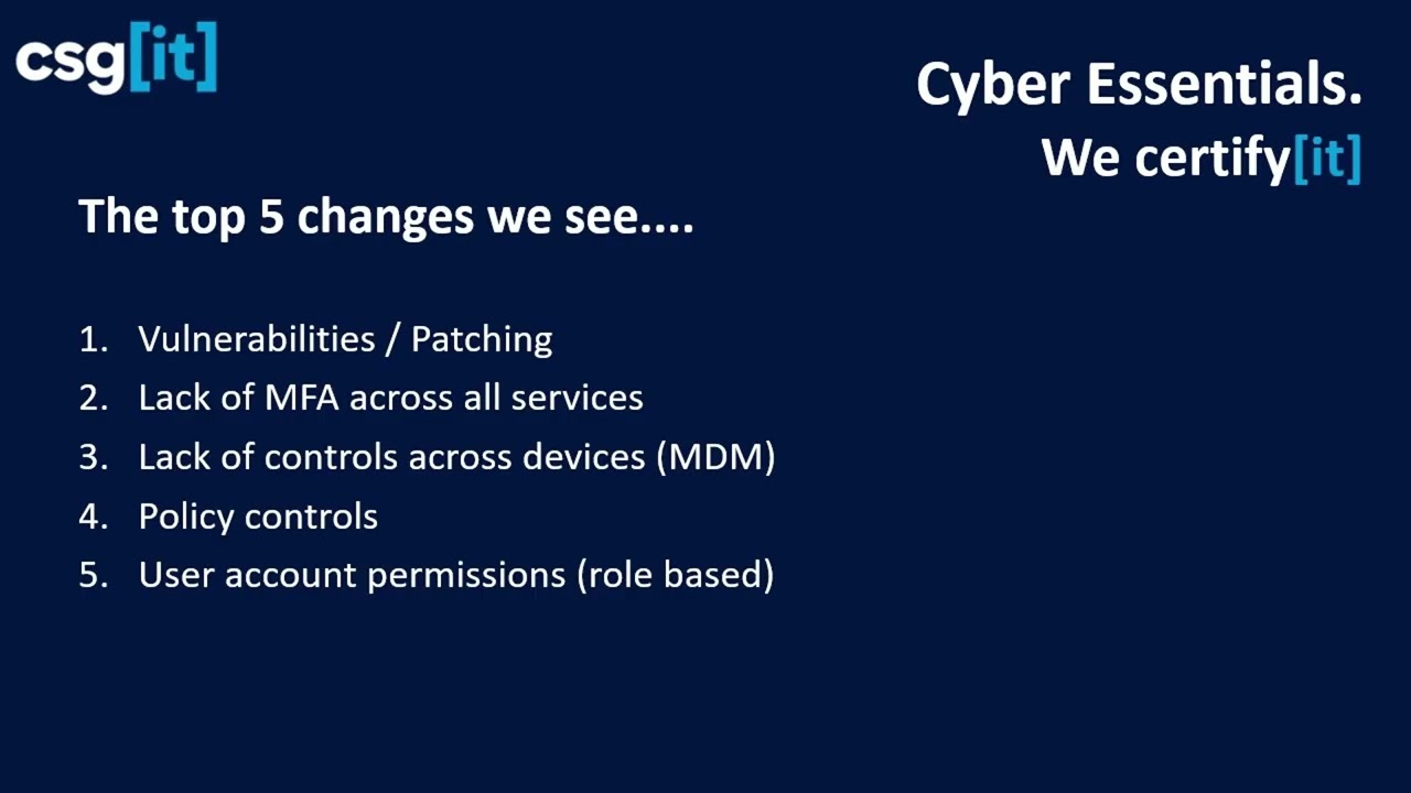 5 ways to get your Cyber Essentials certification