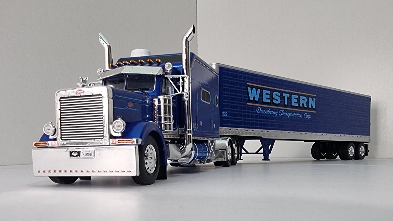 PETERBILT 379 PRIME MOVER & TRAILER 1/43 SCALE DIECAST MODEL TRUCK FROM ICONIC REPLICAS 504 PIECES