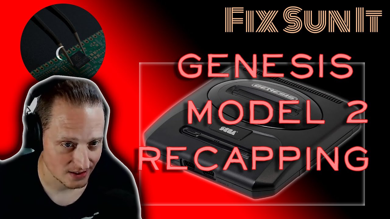 Learning to Solder - Genesis Model 2 Capacitor Replacement