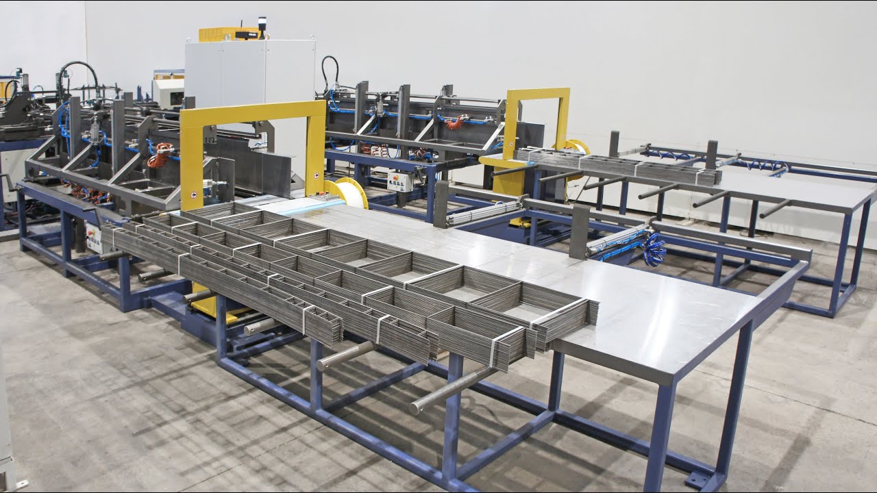 Welding Machine for the Production of Wall Reinforcement Mesh | PL LADDER(Labelling-Eyelet-Bundling)