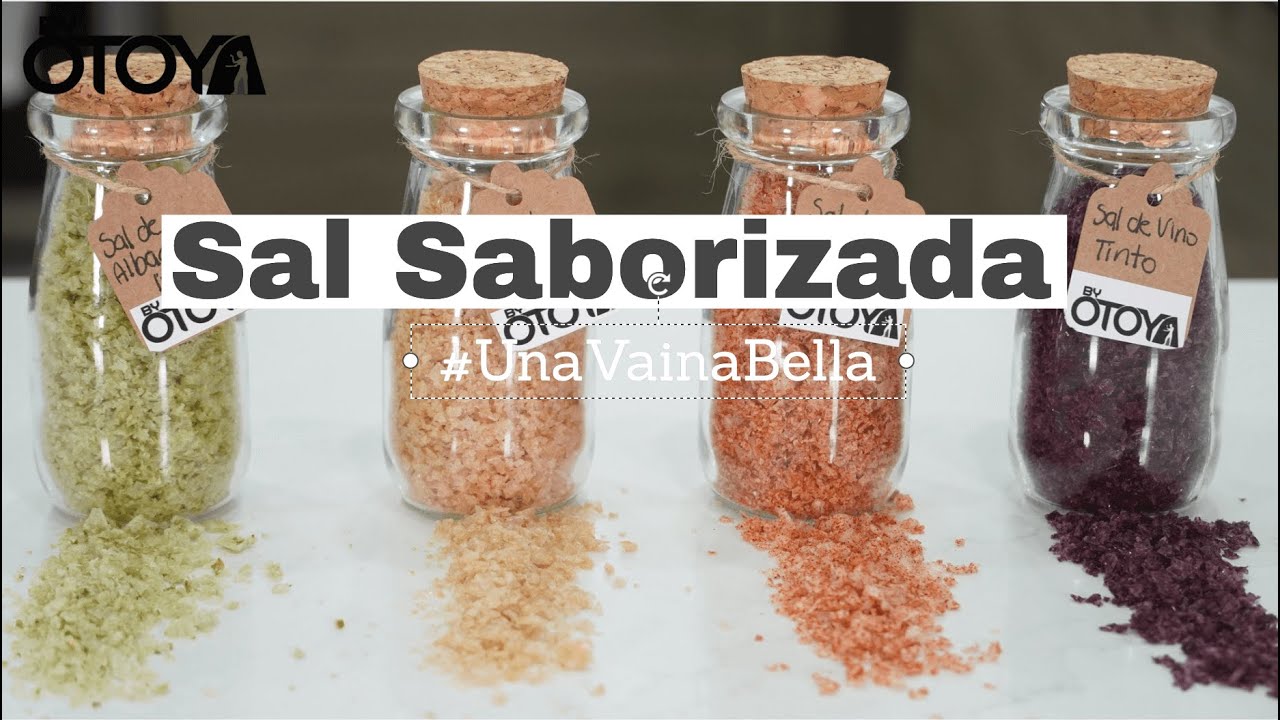 Sal Saborizada de Ron Ahumado, Vino Tinto, Paprika, y Albahaca | byOtoya - Carlos Otoya