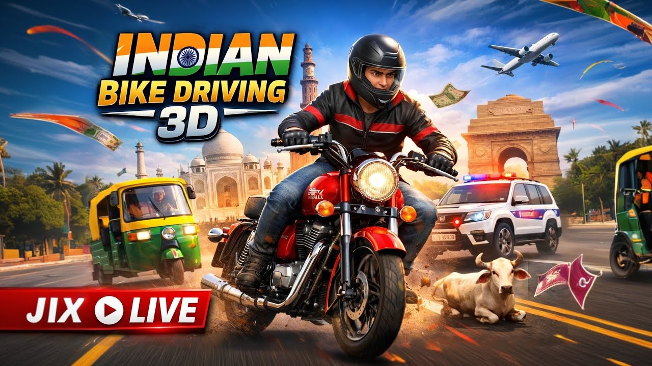Indian Bike Driving 3D Car Live Stream | Open World Masti & Action 💥