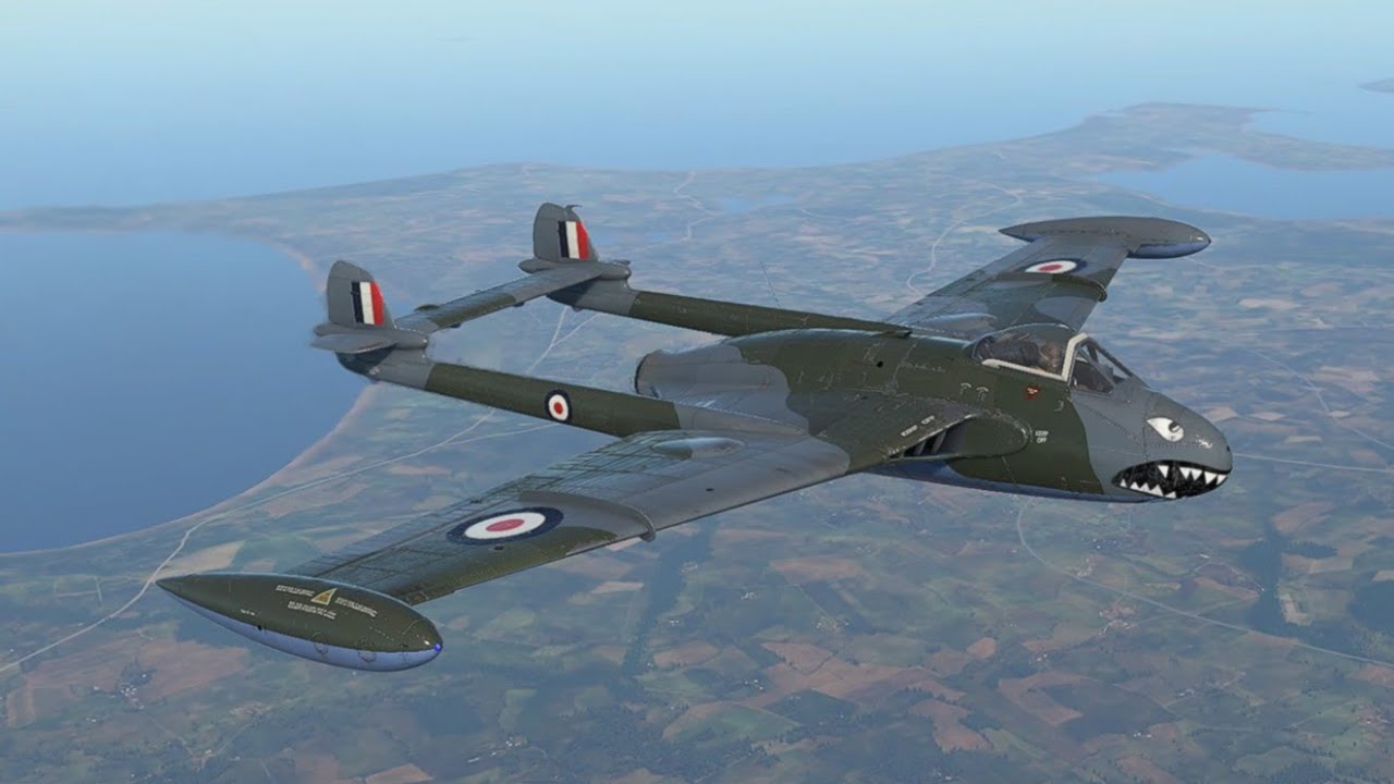 The Best Turnfighting Jet In War Thunder - Venom FB.4 | Best Kill Montage | AB