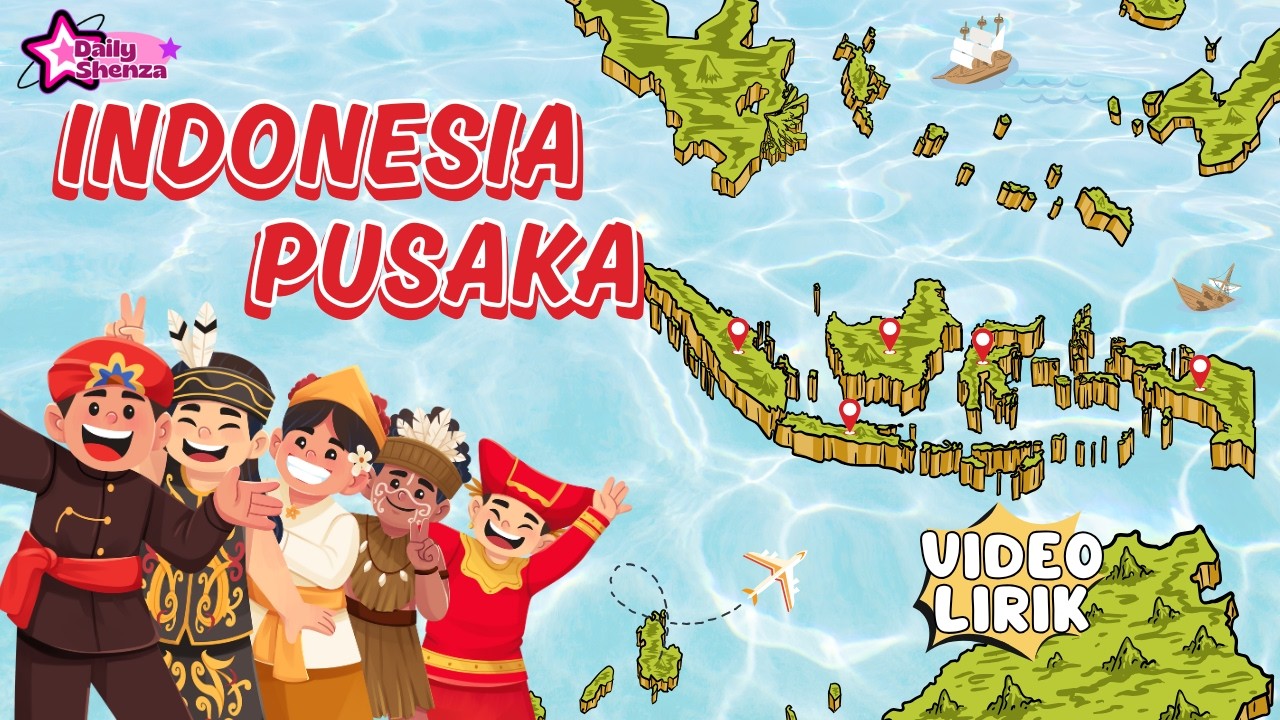 Indonesia Pusaka (Indonesia Tanah Air Beta) - Lagu Wajib Nasional (Karaoke Version) DailyShenza