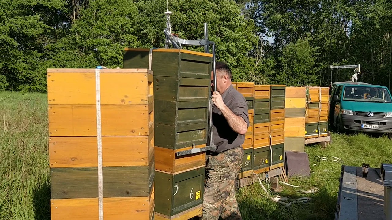 VIDEO KRANEINSATZ RUMMEL KRAN aus POLEN