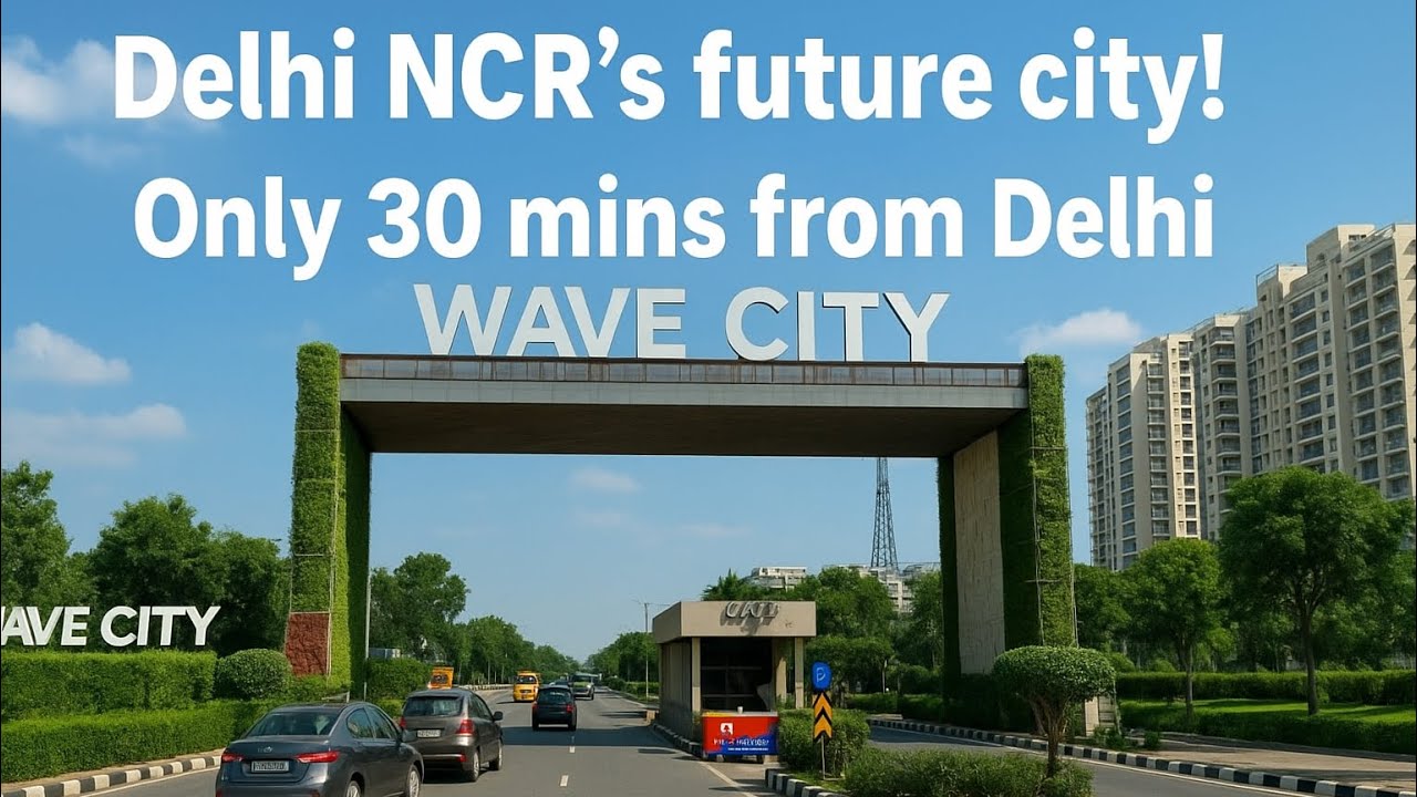 Delhi NCR’s Future City | Just 30 Mins from Delhi! Wave City Ghaziabad | Smart City India | 4K