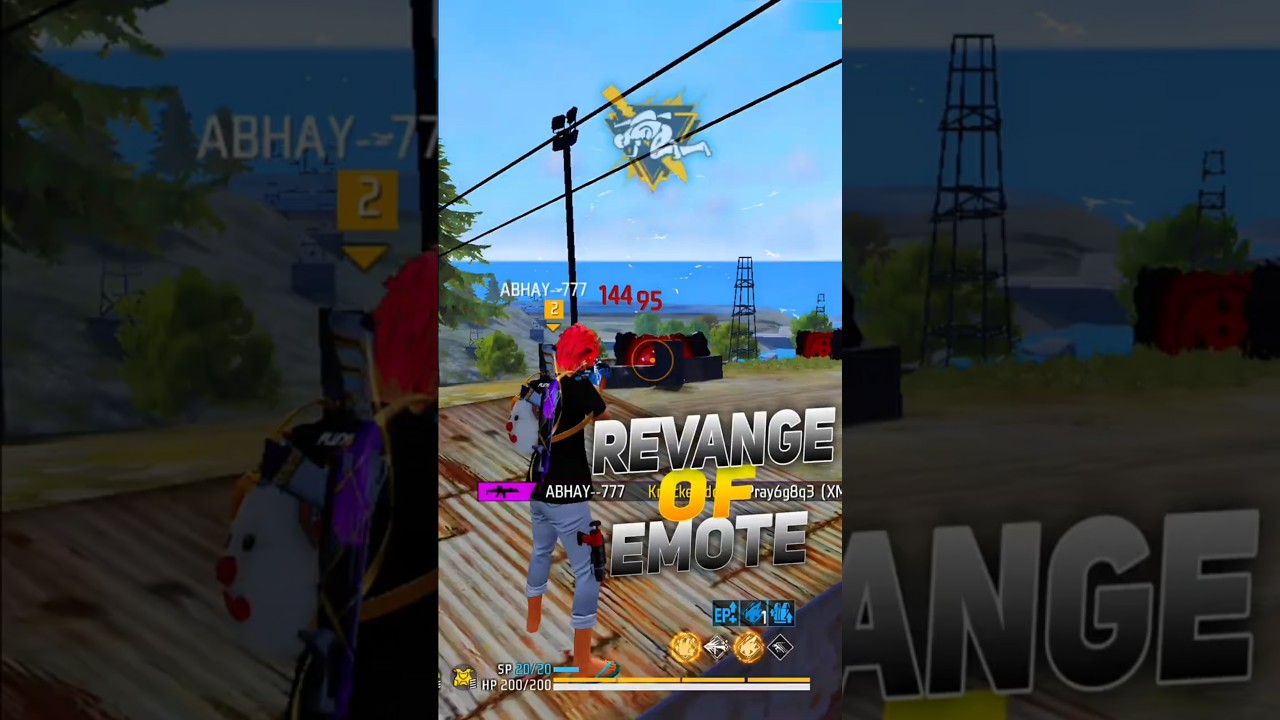Emote Ka Badla 😳 Free Fire Solo Vs Squad phone Gameplay 