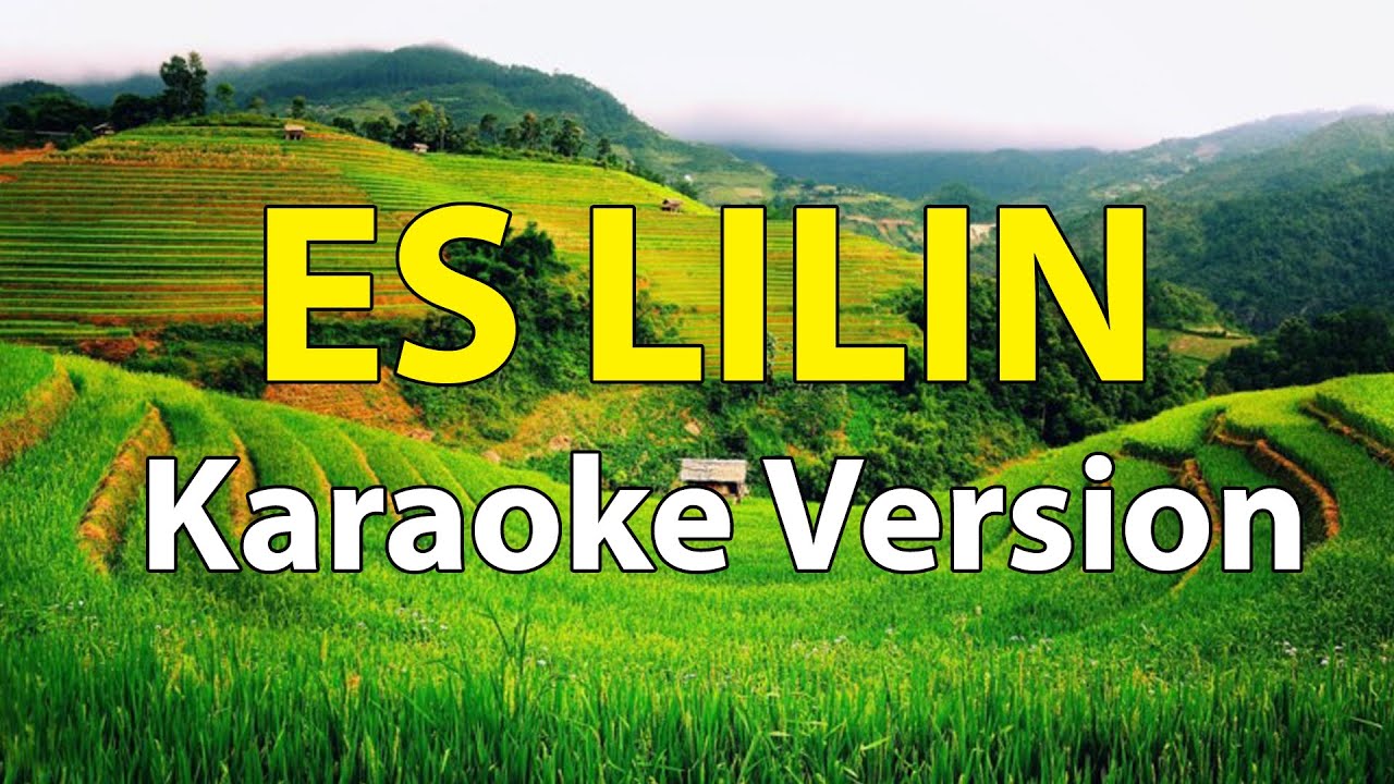 ES LILIN || Nining Meida || Karaoke Version