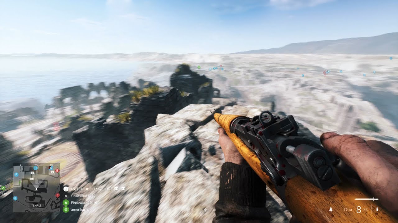 Battlefield 5: Lee-Enfield Iron Sight Gameplay (No Commentary)