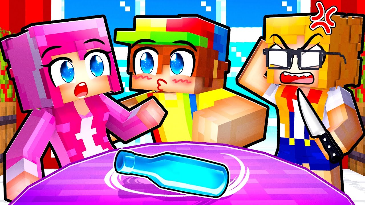 Minecraft EXTREME SPIN THE BOTTLE With Crazy Fan Girl!