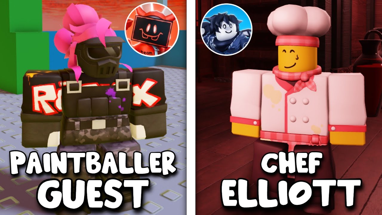 How to get PAINTBALLER Guest & CHEF Elliott (Forsaken)
