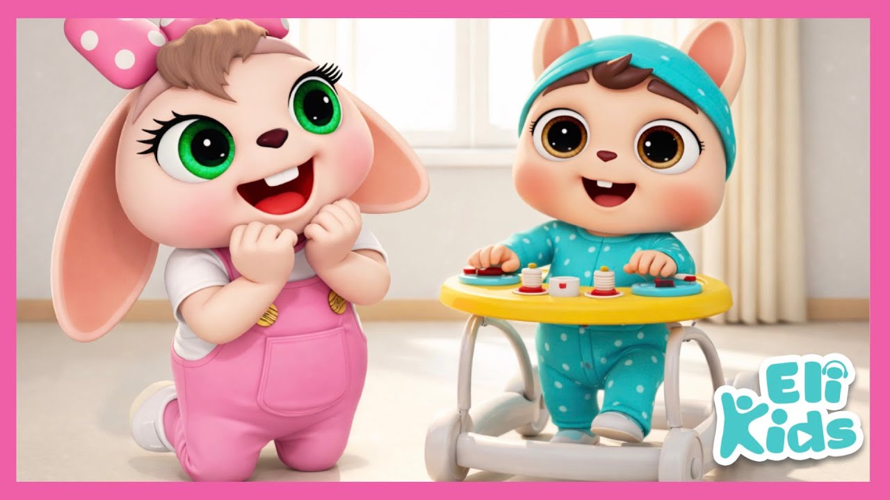 Baby Learns Walking | Classic Eli Kids Songs & Nursery Rhymes