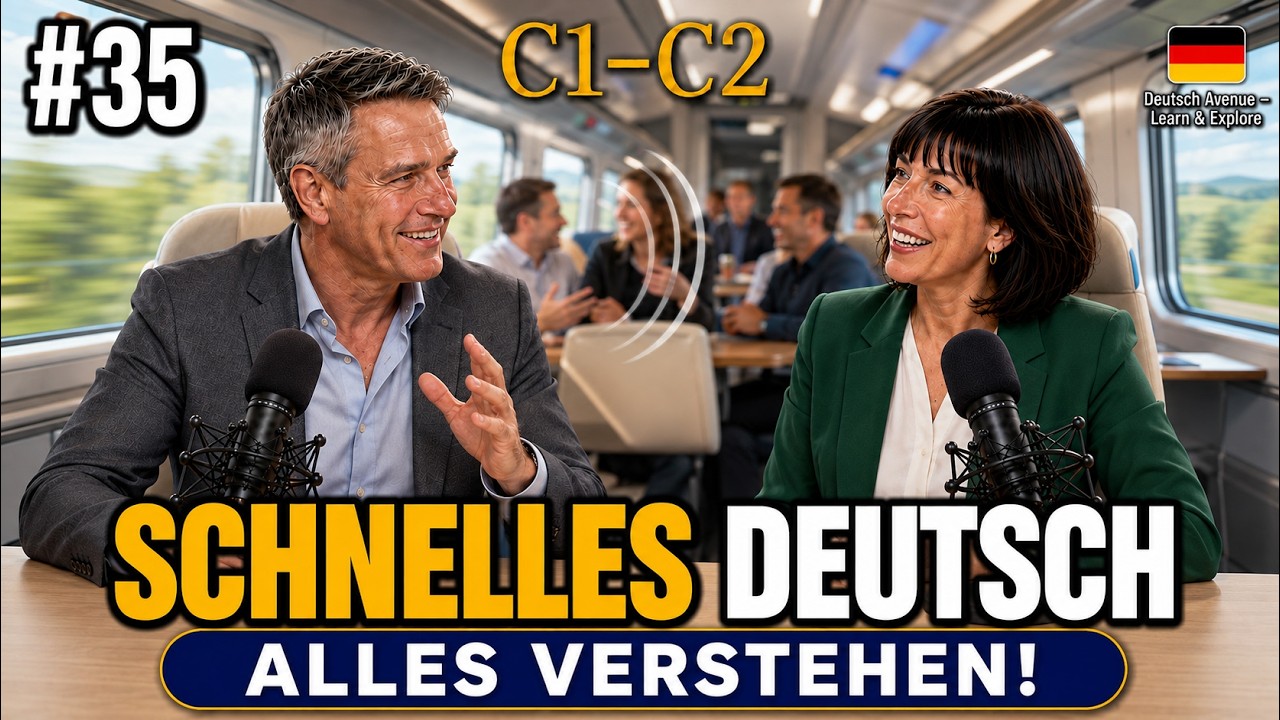 Deutschstunde: C1/C2 Hörverstehen trainieren – Schnelle und komplexe Gespräche verstehen