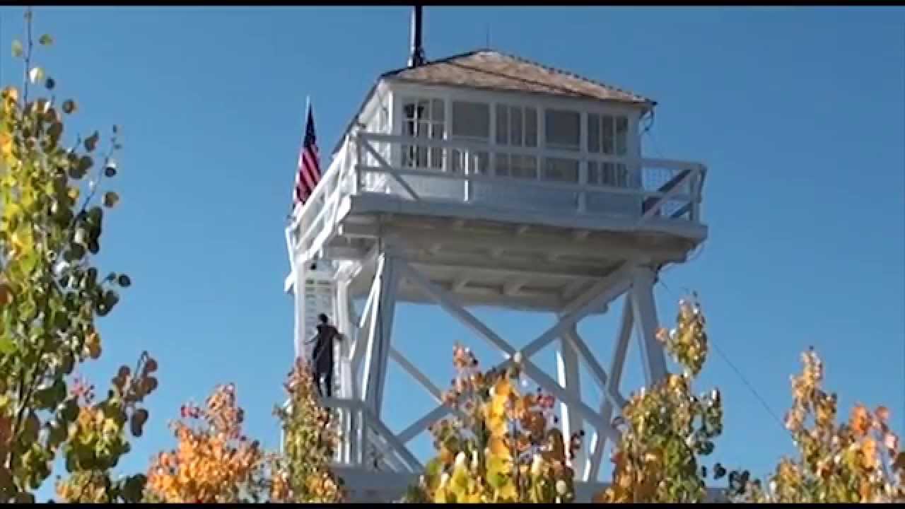 Ute Mountain Fire Lookout Tower on the Ashley National Forest in Utah - short version