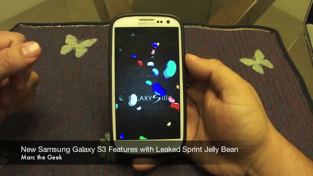 New Samsung Galaxy S3 Features with Leaked Sprint Jelly Bean