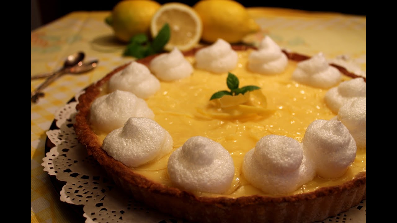 Tarta de limón y merengue (sin lactosa)  / Lemon Pie (lactose-free)