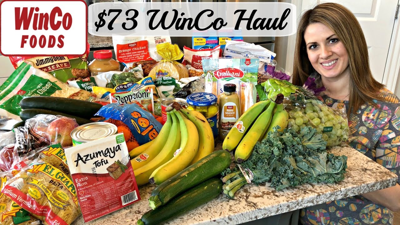 $73 WINCO HAUL :: FAMILY OF 5 :: FEBRUARY 28, 2018