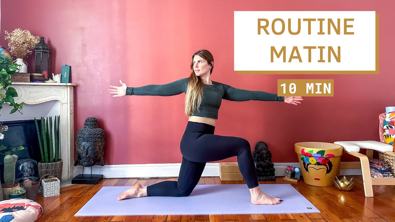 Routine yoga du matin en 10 minutes : réveiller le corps rapidement