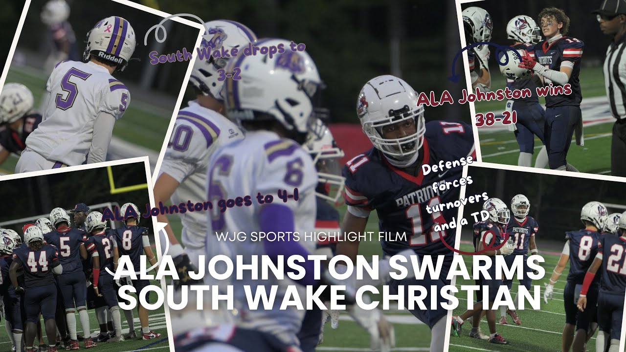 ALA Johnston bounces back from last week with win over South Wake on homecoming!