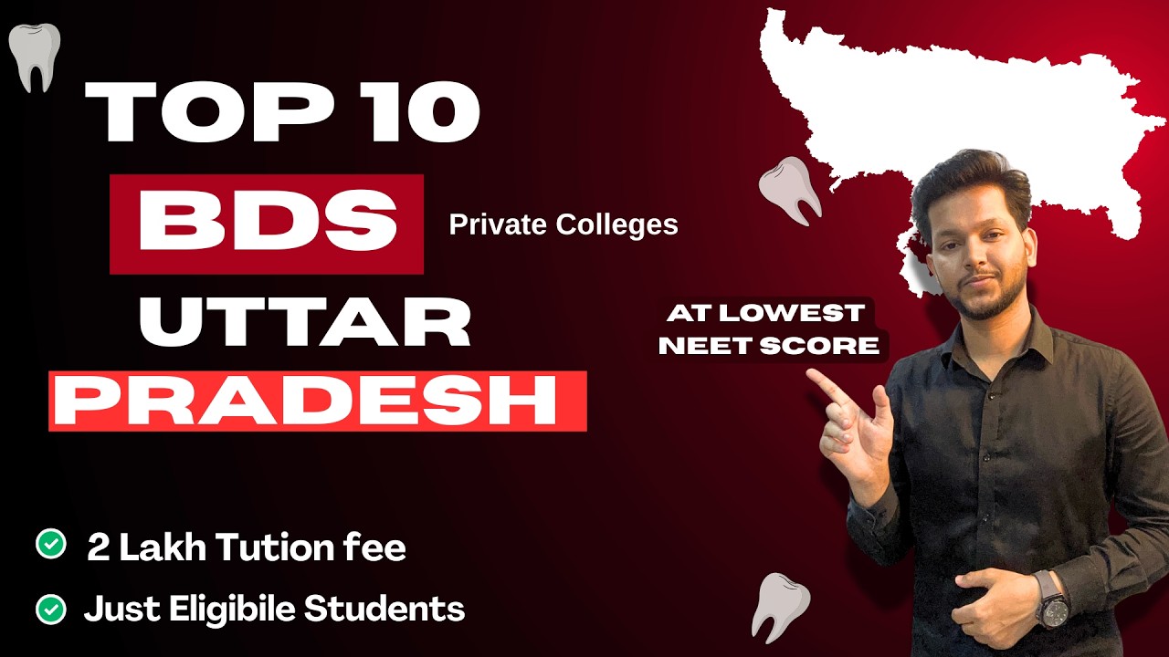 Top 10 BDS Private Colleges in UP at Lowest NEET Score I Fees from 2 Lakhs