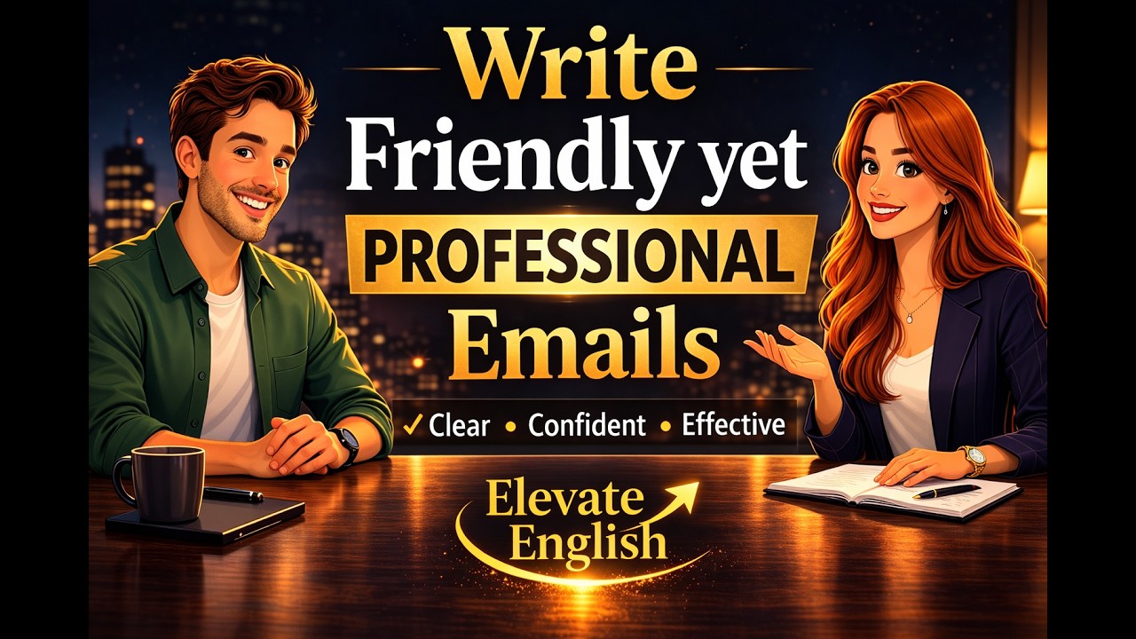How to write prefessional yet friendly emails in English