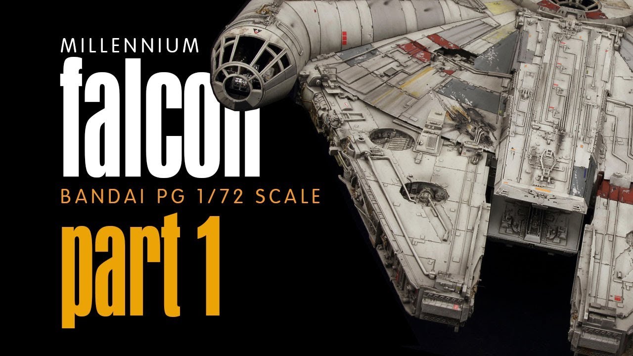 PART 1 - MILLENNIUM FALCON Bandai PG 1:72 Scale Build