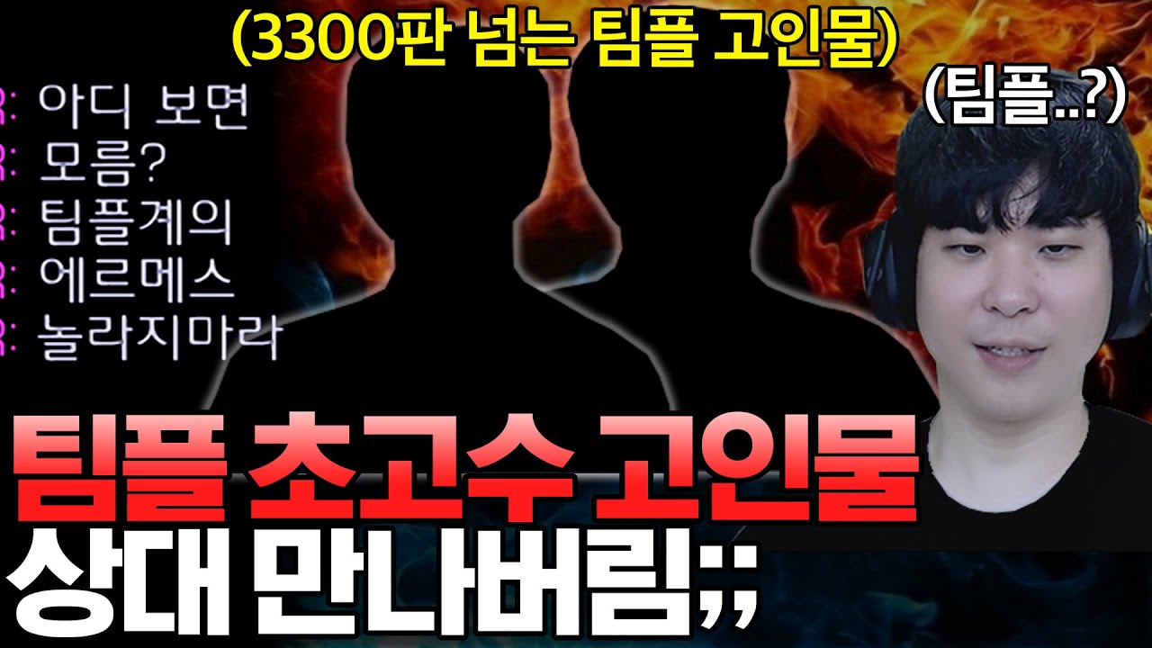 팀플은 절대 안 진다는 팀플 전문 초고수 상대와 팀플로 한번 붙어봤습니다ㄷㄷ