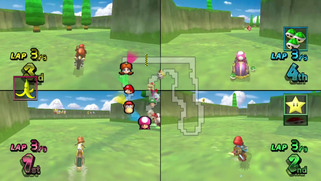 Mario Kart Wii Custom Tracks ✦ 4 Players 