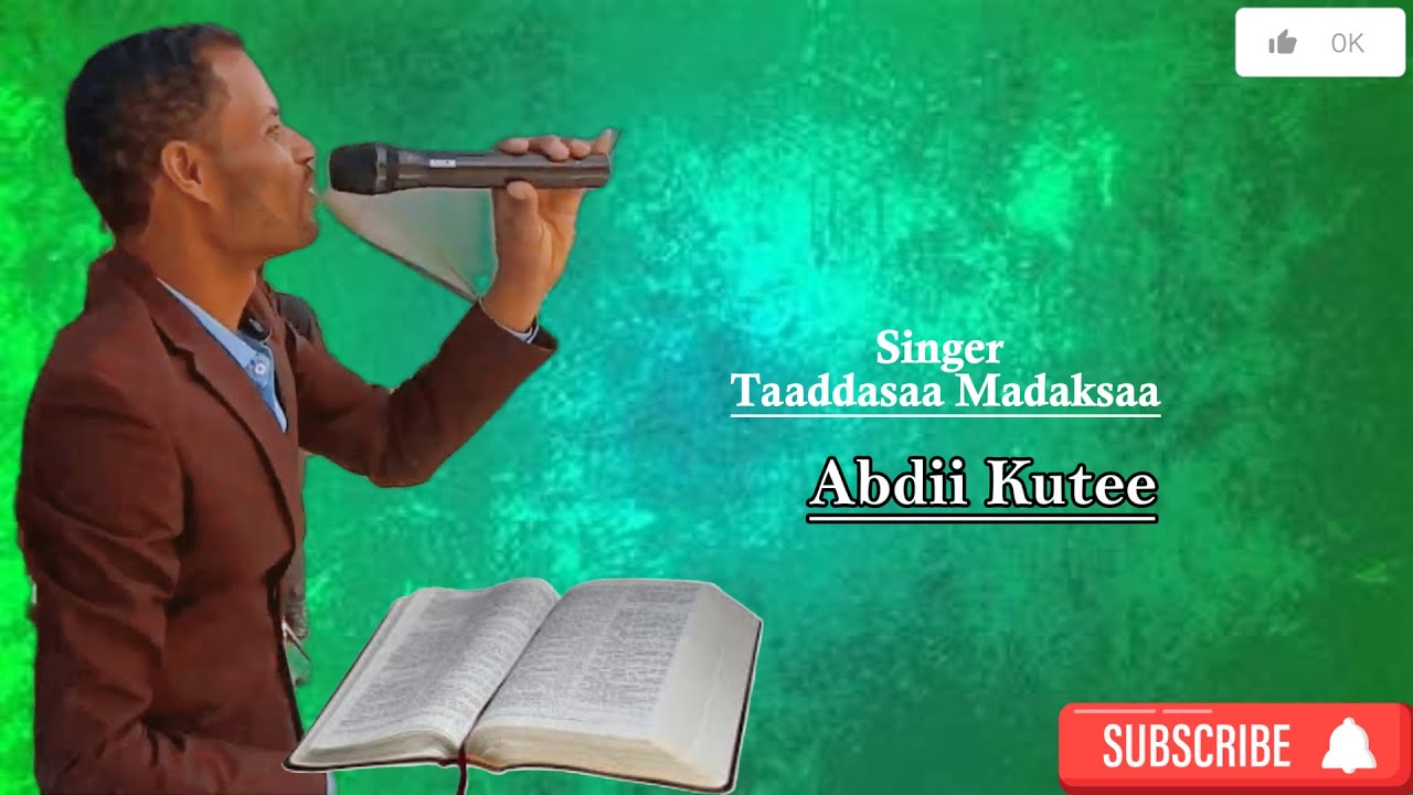 ABDII KUTEE HIN ADEEMU || TADDASAA MADAKSAA || Amazing Song ✔