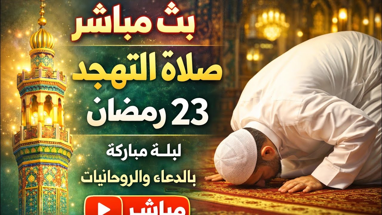 أنوار الإيمان للتلاوة صلاة التهجد 24 رمضان