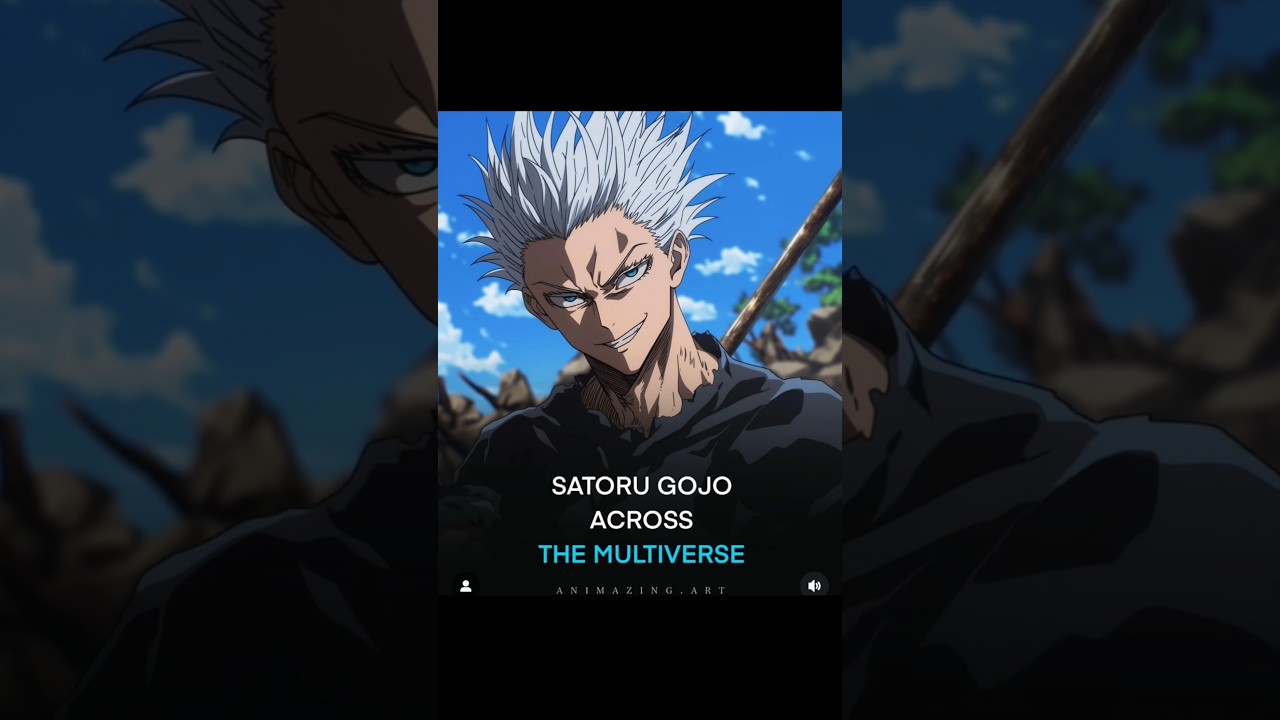 ANIME MULTIVERSE VARIANTS: GOJO!!! #shorts #memes