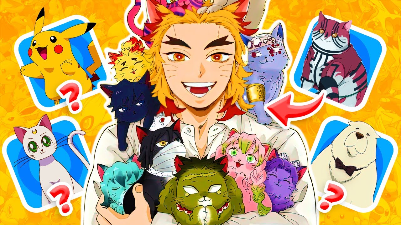 ANIME ANIMAL QUIZ 🐼🐶 Guess The Anime Pets By His Owner 🦫