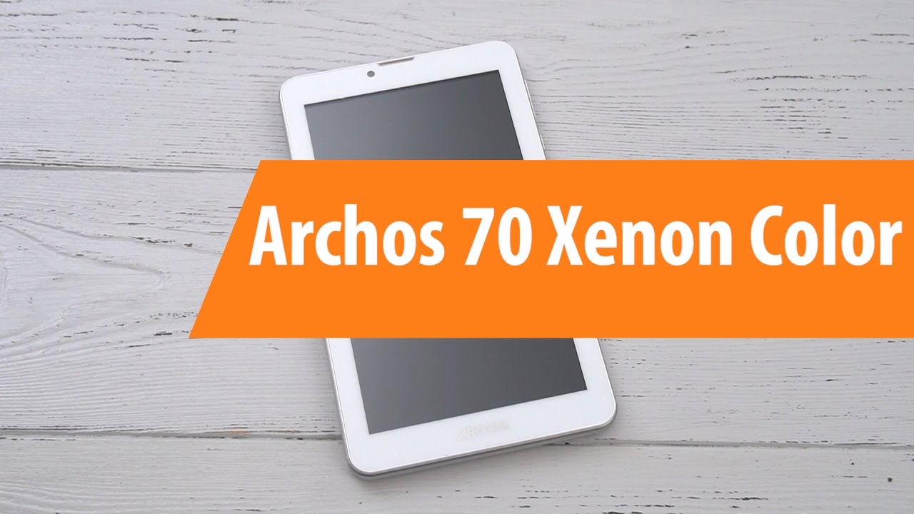 Распаковка Archos 70 Xenon Color / Unboxing Archos 70 Xenon Color