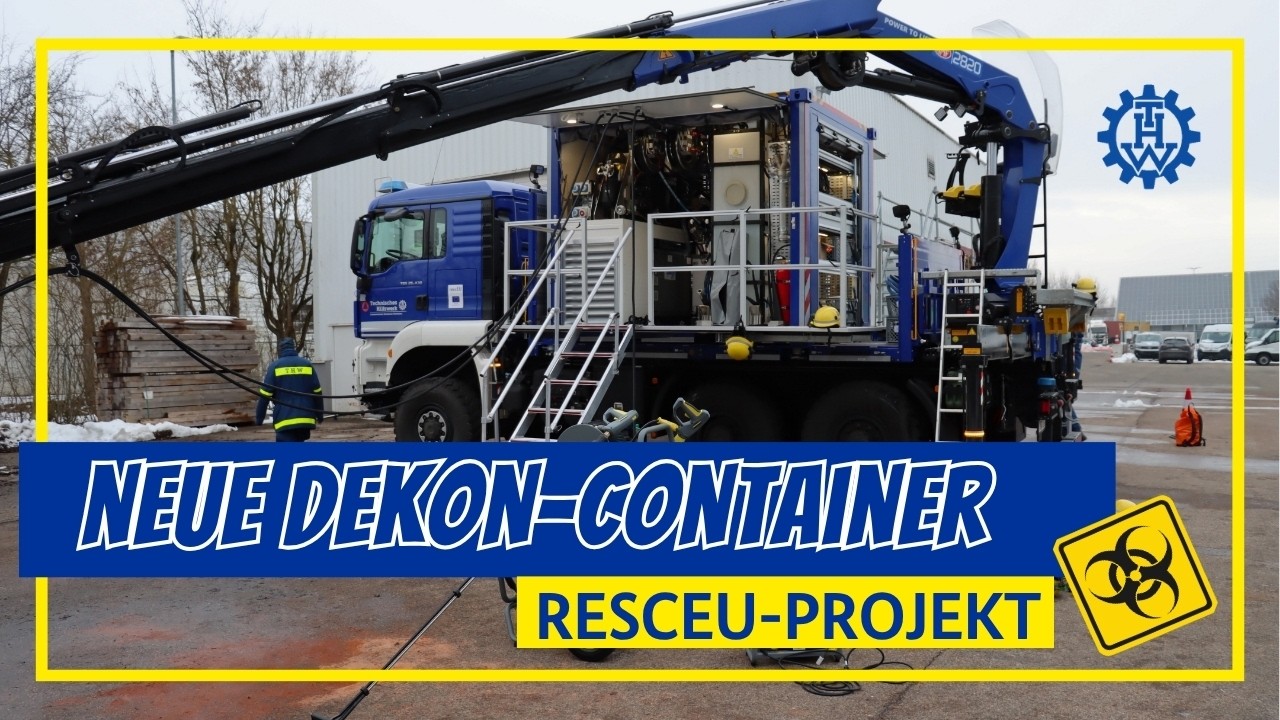 Neue Dekontaminations-Container f&uuml;r Gefahrstoff-Eins&auml;tze