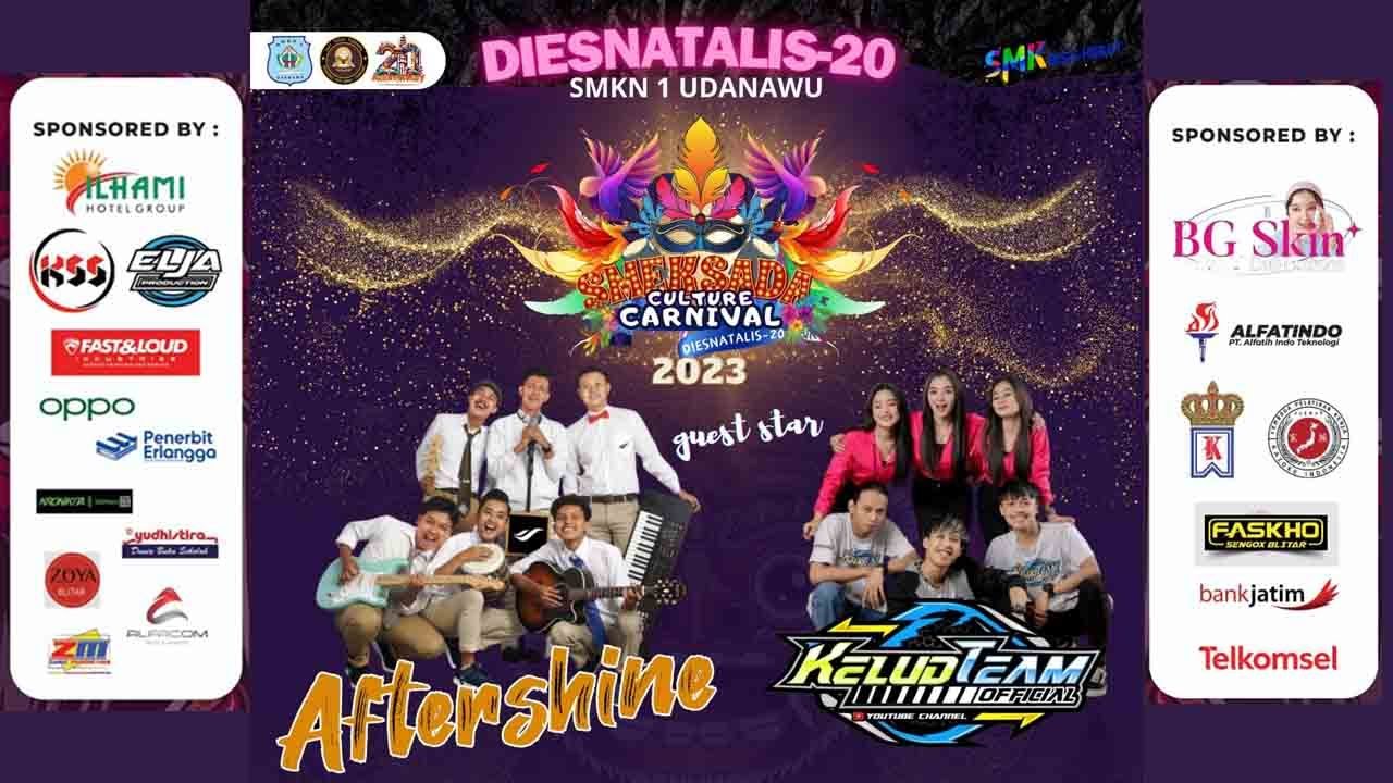 🔴 Live Perform AFTERSHINE & KELUD TEAM at DIESNATALIS KE - 20 SMK NEGERI 1 UDANAWU