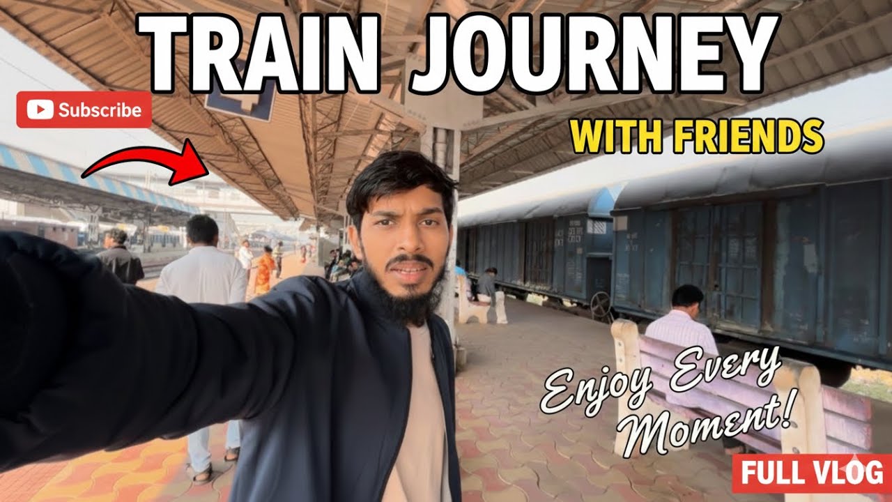 “Safar hi asli manzil hai ✨Full vlog live hai, | Train Journey | Full Vlog | Nadim vlogs