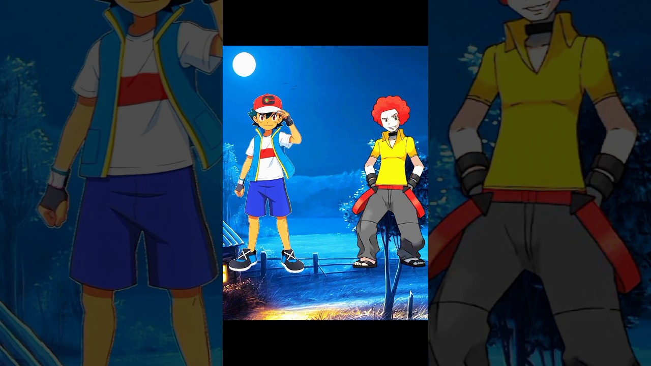 Ash vs Flint 6vs6 battle #pokemon #viral #trending #viralshorts #trendingshorts #ash #shorts